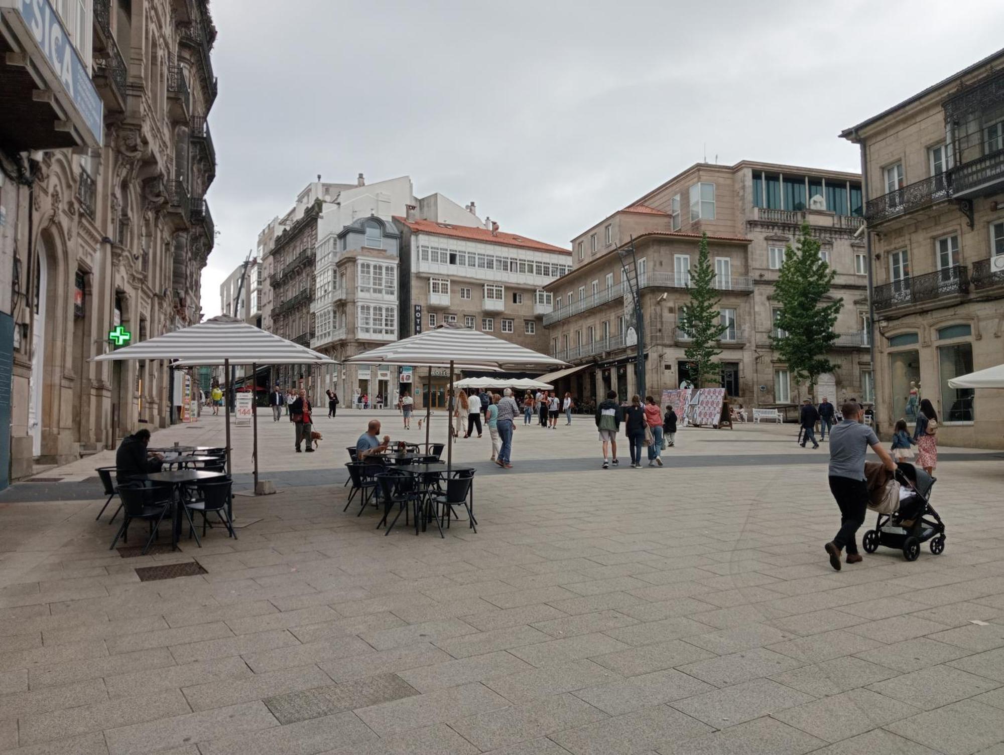 Apartamento Centrico Luada Vigo Bagian luar foto